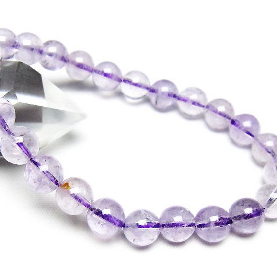 アメジスト ブレスレット 8mm [T403-18177]