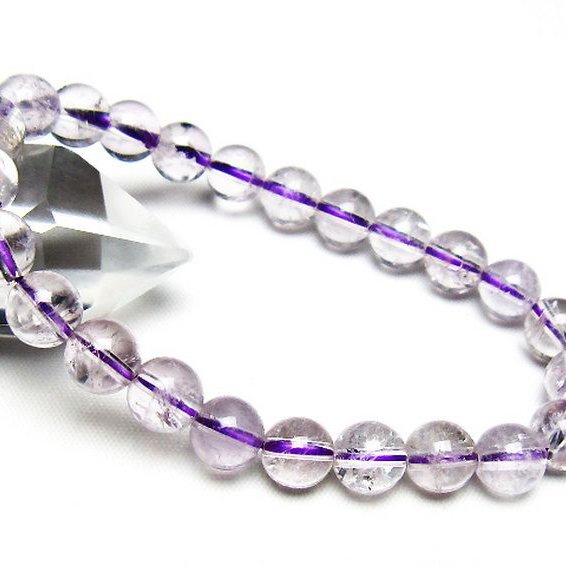 アメジスト ブレスレット 8mm [T403-18198]
