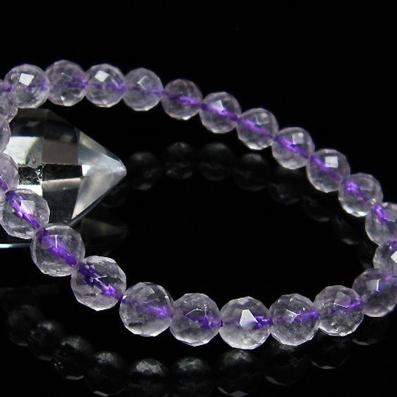 アメジスト ブレスレット 8mm [T404-1198]
