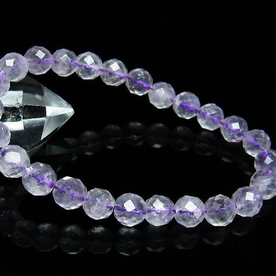 アメジスト ブレスレット 8mm [T404-1327]