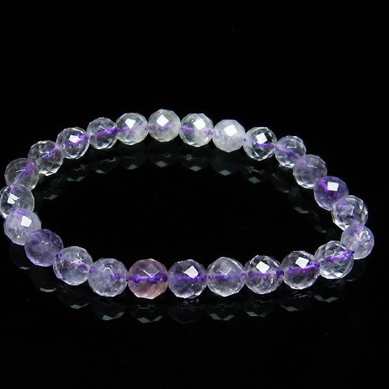 アメジスト ブレスレット 8mm [T404-1365]