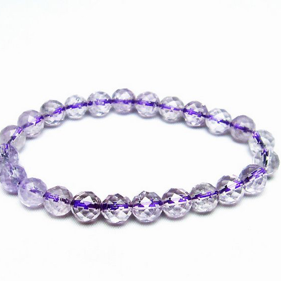 アメジスト ブレスレット 8mm [T404-1399]