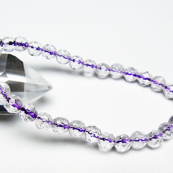 アメジスト ブレスレット 6mm [T404-1519]