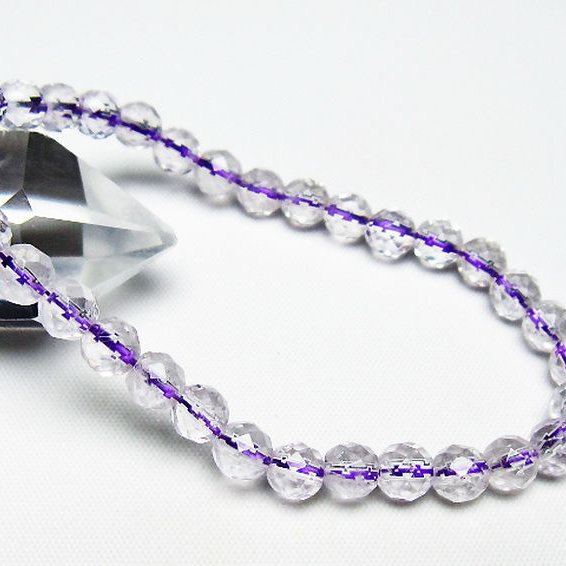 アメジスト ブレスレット 6mm [T404-1535]