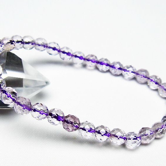 アメジスト ブレスレット 6mm [T404-1538]