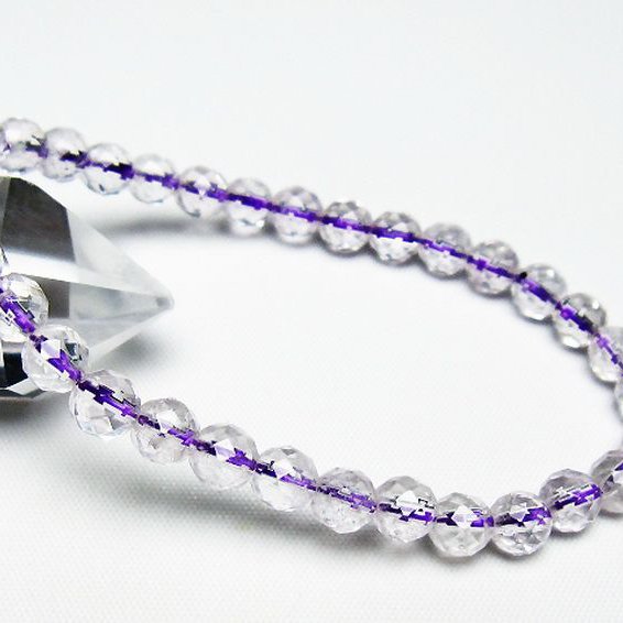 アメジスト ブレスレット 6mm [T404-1546]