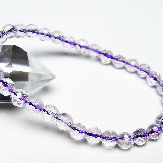 アメジスト ブレスレット 6mm [T404-1562]