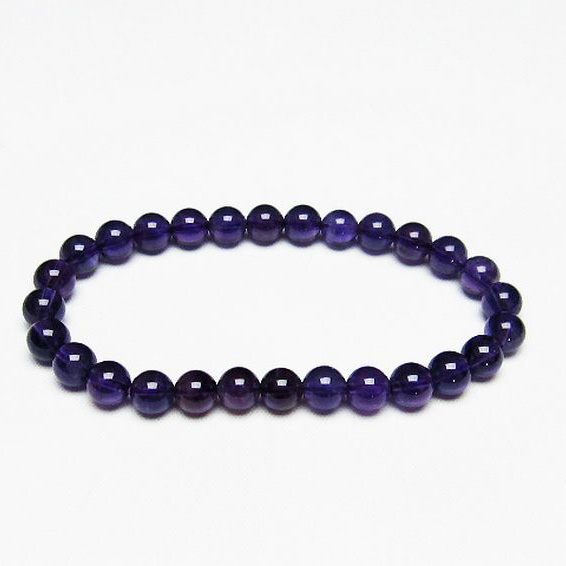 アメジスト ブレスレット 7mm [T406-3129]
