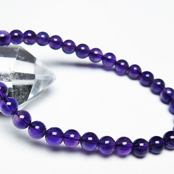 アメジスト ブレスレット 6mm [T406-3393]