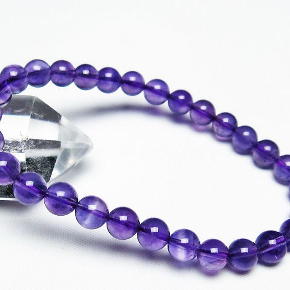 アメジスト ブレスレット 7mm [T406-3413]