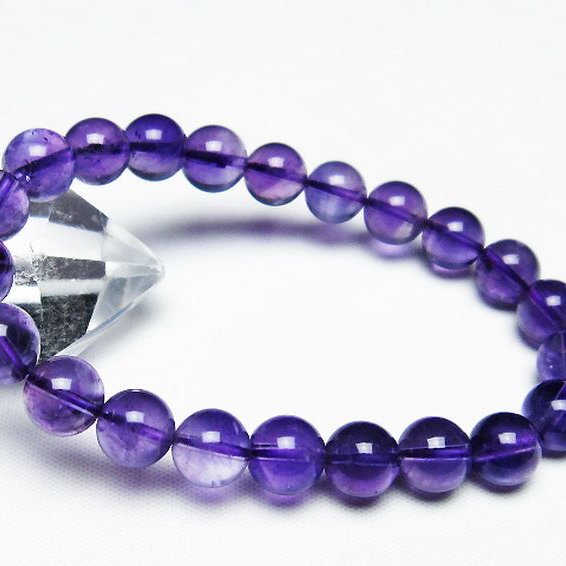 アメジスト ブレスレット 9mm [T406-3439]