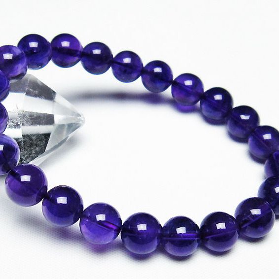 アメジスト ブレスレット 9mm [t406-3471]