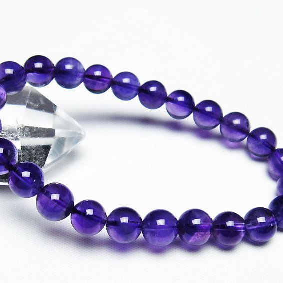 アメジスト ブレスレット 8mm [T406-3485]