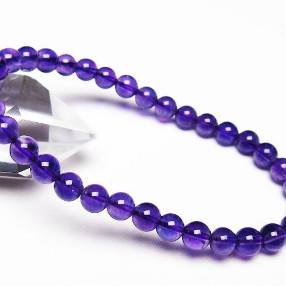 アメジスト ブレスレット 6mm [T406-3570]