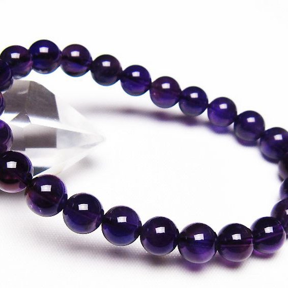 アメジスト ブレスレット 8mm [T406-3622]