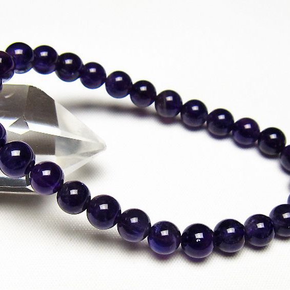 アメジスト ブレスレット 7mm [t406-3730]