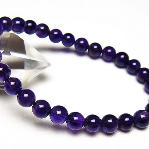 アメジスト ブレスレット 7mm [t406-3741]