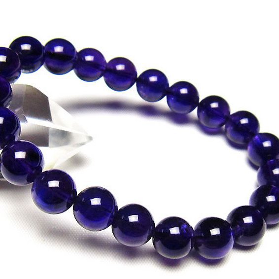 アメジスト ブレスレット 9mm [t406-3779]