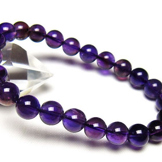 アメジスト ブレスレット 8mm [t406-3785]