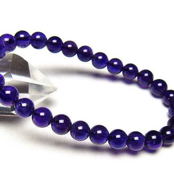 アメジスト ブレスレット 7mm [t406-3793]