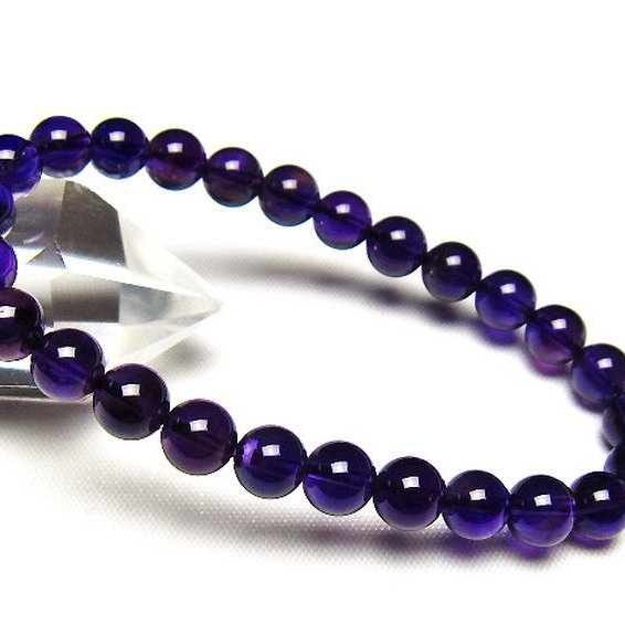 アメジスト ブレスレット 7mm [t406-3804]