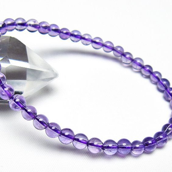 アメジスト ブレスレット 5mm [t406-3848]