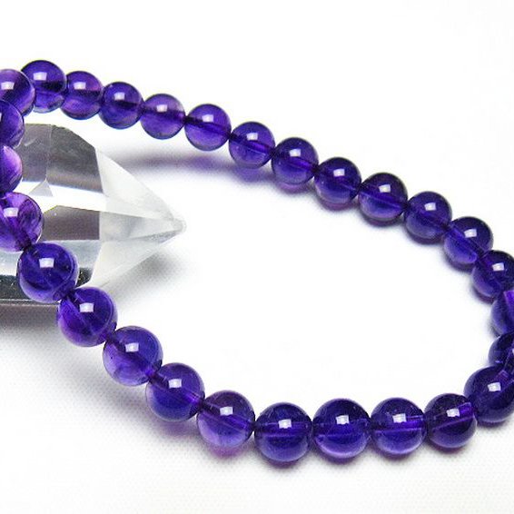 アメジスト ブレスレット 7mm [t406-4016]