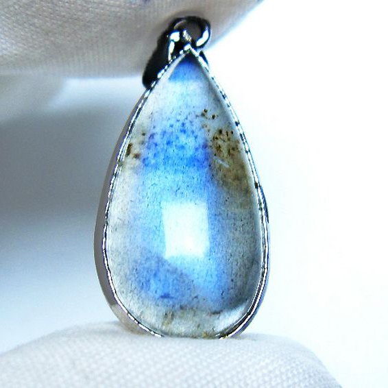 ラブラドライト ペンダント [T409-3835]