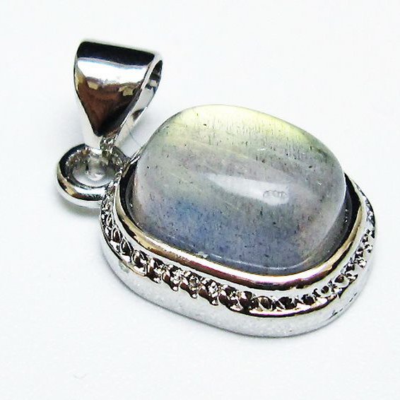 ラブラドライト ペンダント [T409-3996]