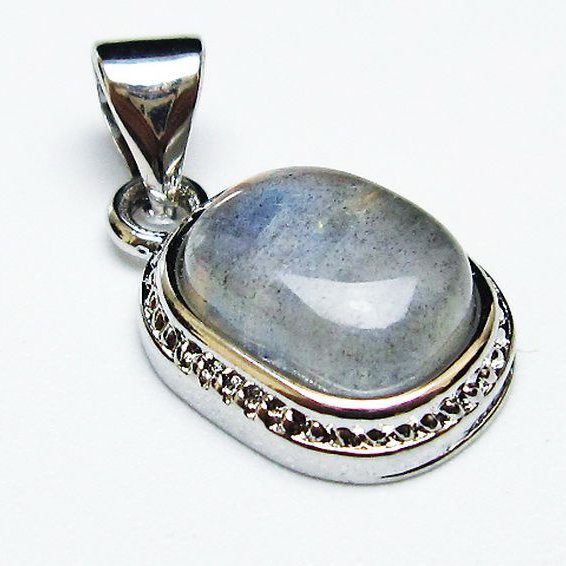 ラブラドライト ペンダント [T409-4013]