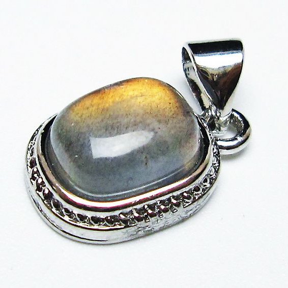 ラブラドライト ペンダント [T409-4070]