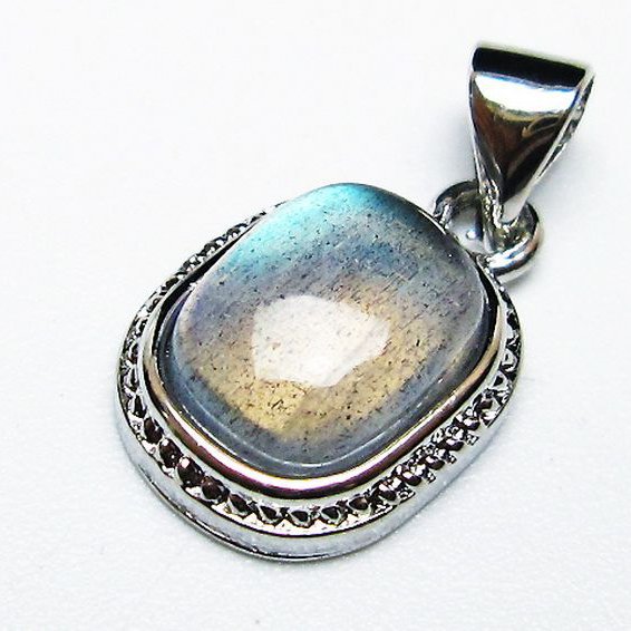 ラブラドライト ペンダント [T409-4090]