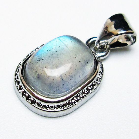 ラブラドライト ペンダント [T409-4101]