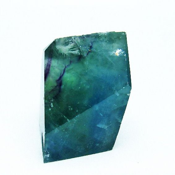 エンジェルフェザー フローライト 原石 [t41-1693]