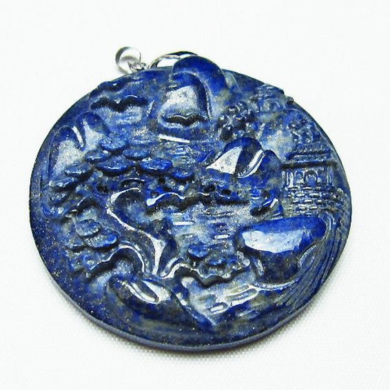 ラピスラズリ  ペンダント [T411-5224]