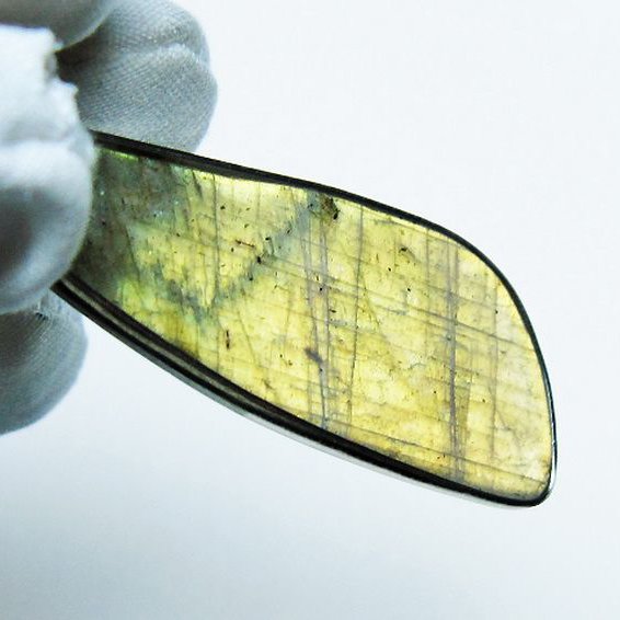 ラブラドライト ペンダント [T413-4122]