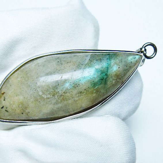 ラブラドライト ペンダント [T413-4123]