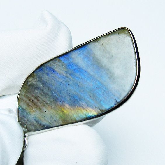 ラブラドライト ペンダント [T413-4166]