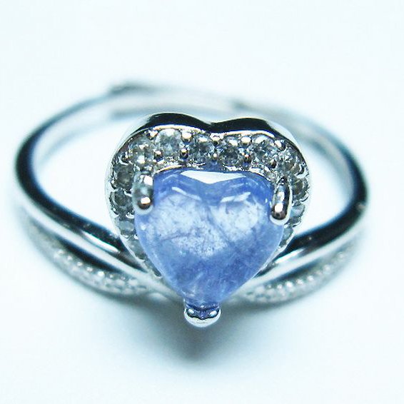タンザナイトハート 指輪 (13号)[T417-1251]