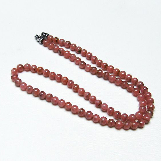 インカローズ ロードクロサイト ネックレス 5mm [T423-1491]