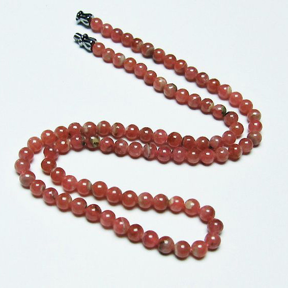 インカローズ ロードクロサイト ネックレス 5mm [T423-1673]