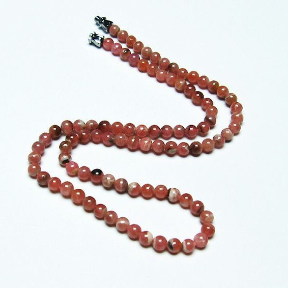 インカローズ ロードクロサイト ネックレス 5mm [T423-1694]