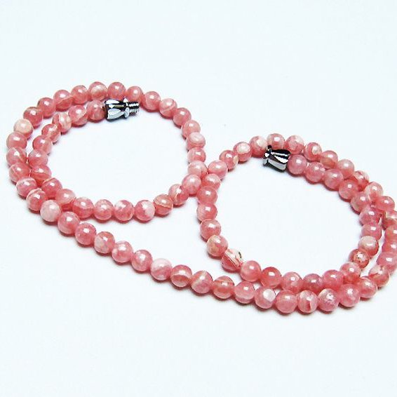 インカローズ ロードクロサイト ネックレス 5mm [t423-1743]