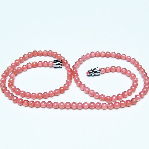 インカローズ ロードクロサイト ネックレス 4mm [T423-1901]