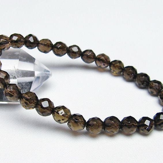 ライトニング水晶 ブレスレット 7mm [T425-2070]