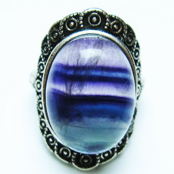 フローライト 指輪 (12号)[T426-7979]