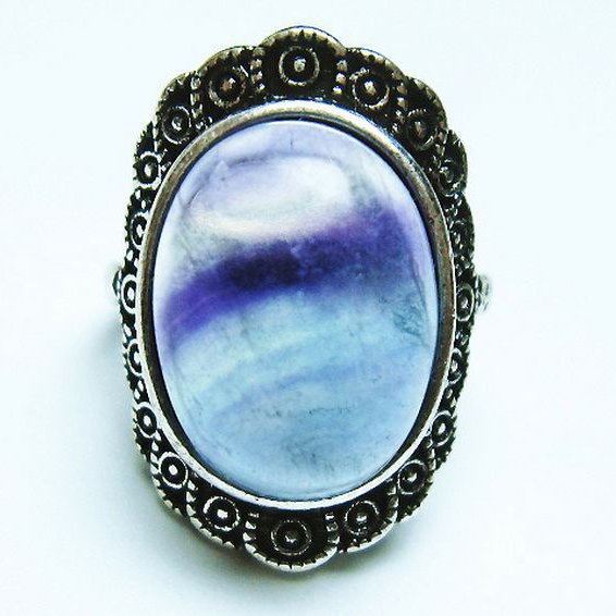 フローライト 指輪 (12号)[T426-8002]