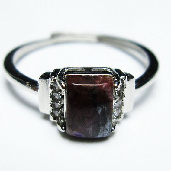 スギライト 指輪 (18号)[T427-4391]