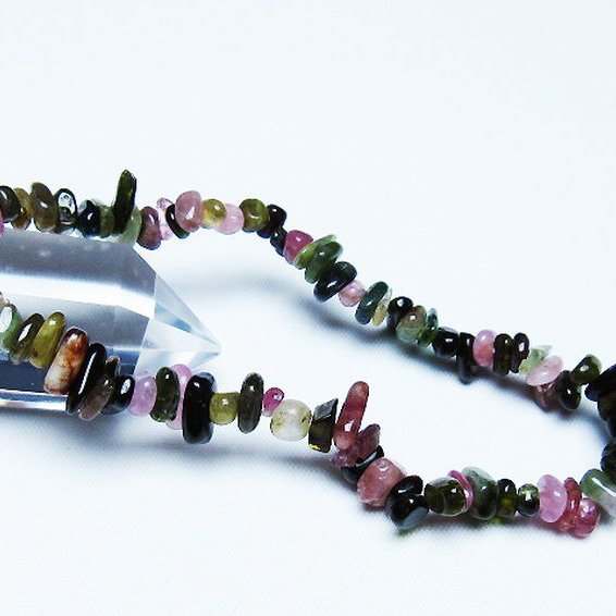 ミックスカラートルマリン ブレスレット [T429-1032]