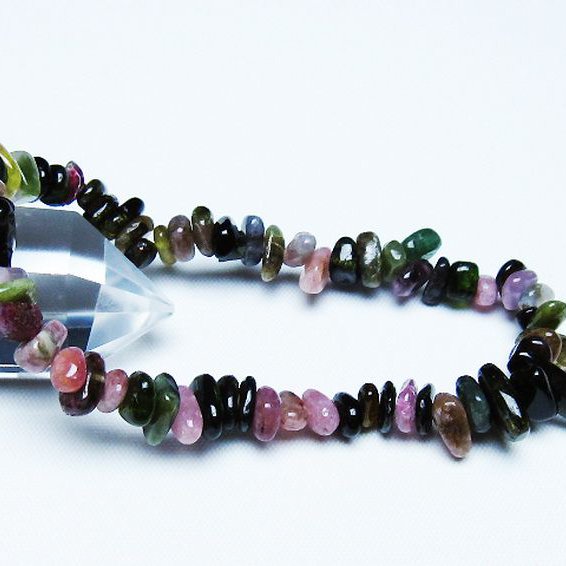 ミックスカラートルマリン ブレスレット [T429-1040]